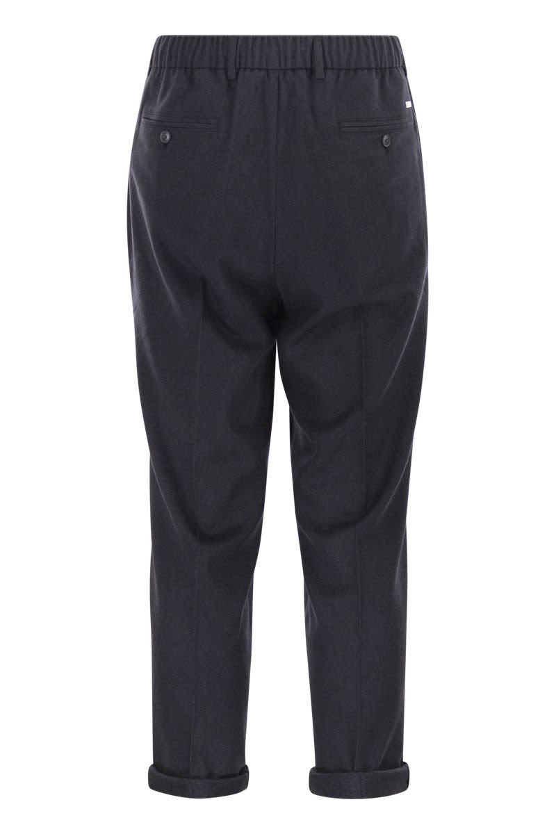 HERNO Cashmere and Silk Trousers for Men - Regular Fit