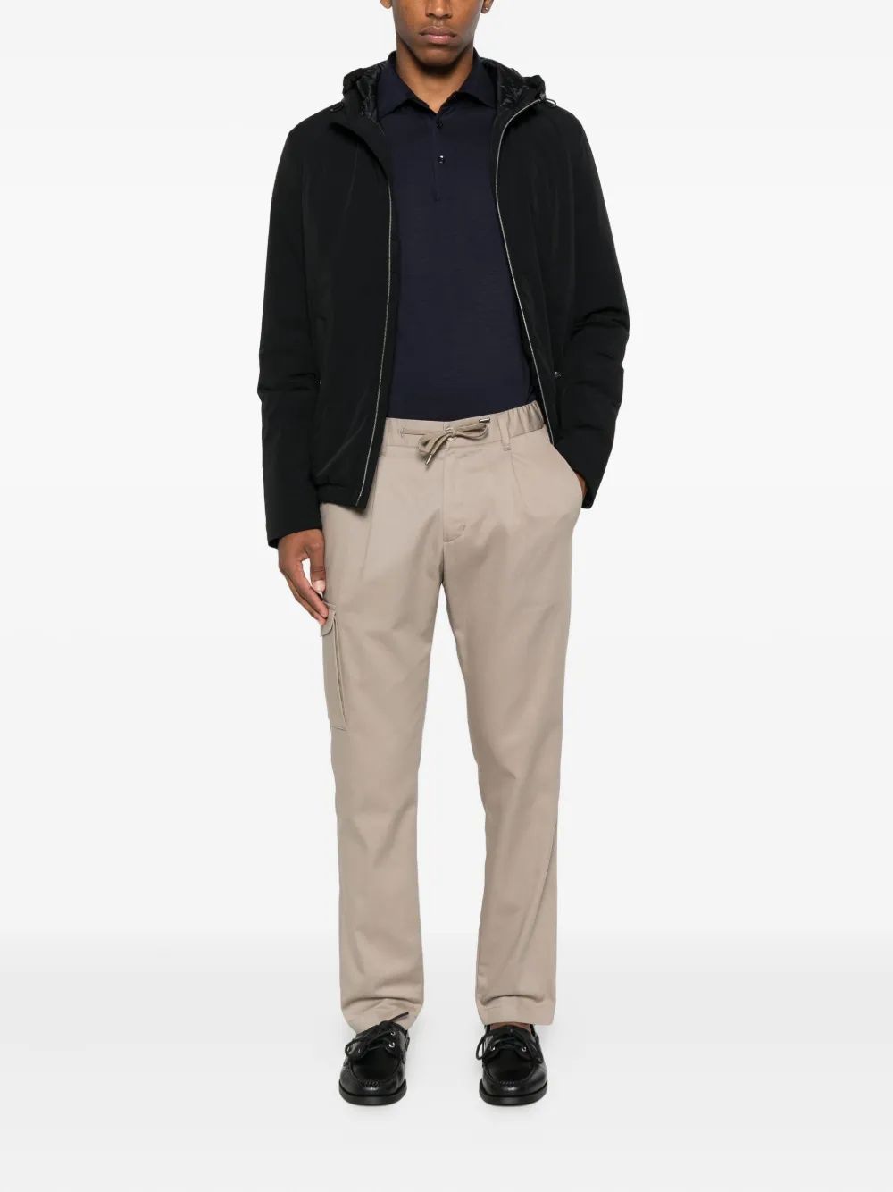HERNO Essential Cotton Trousers for Men - FW25 Collection