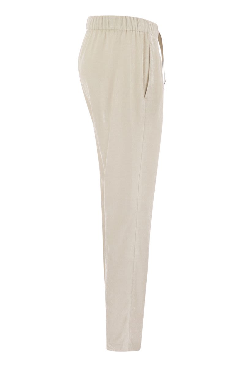 HERNO Relaxed Fit Corduroy Resort Trousers