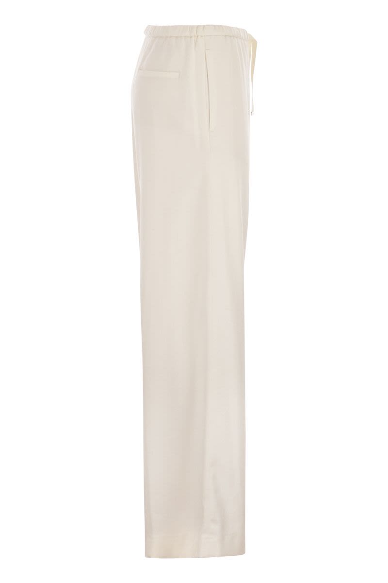 HERNO Resort Trousers in Cashmere and Silk