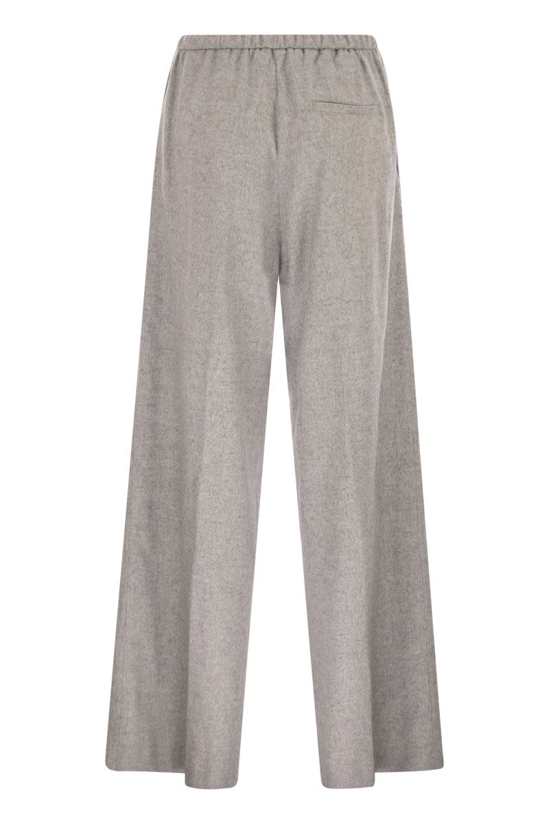 HERNO Resort Trousers in Cashmere and Silk - Regular Fit