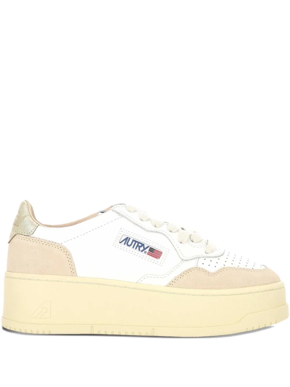 AUTRY Platform Low Suede Sneakers for Women