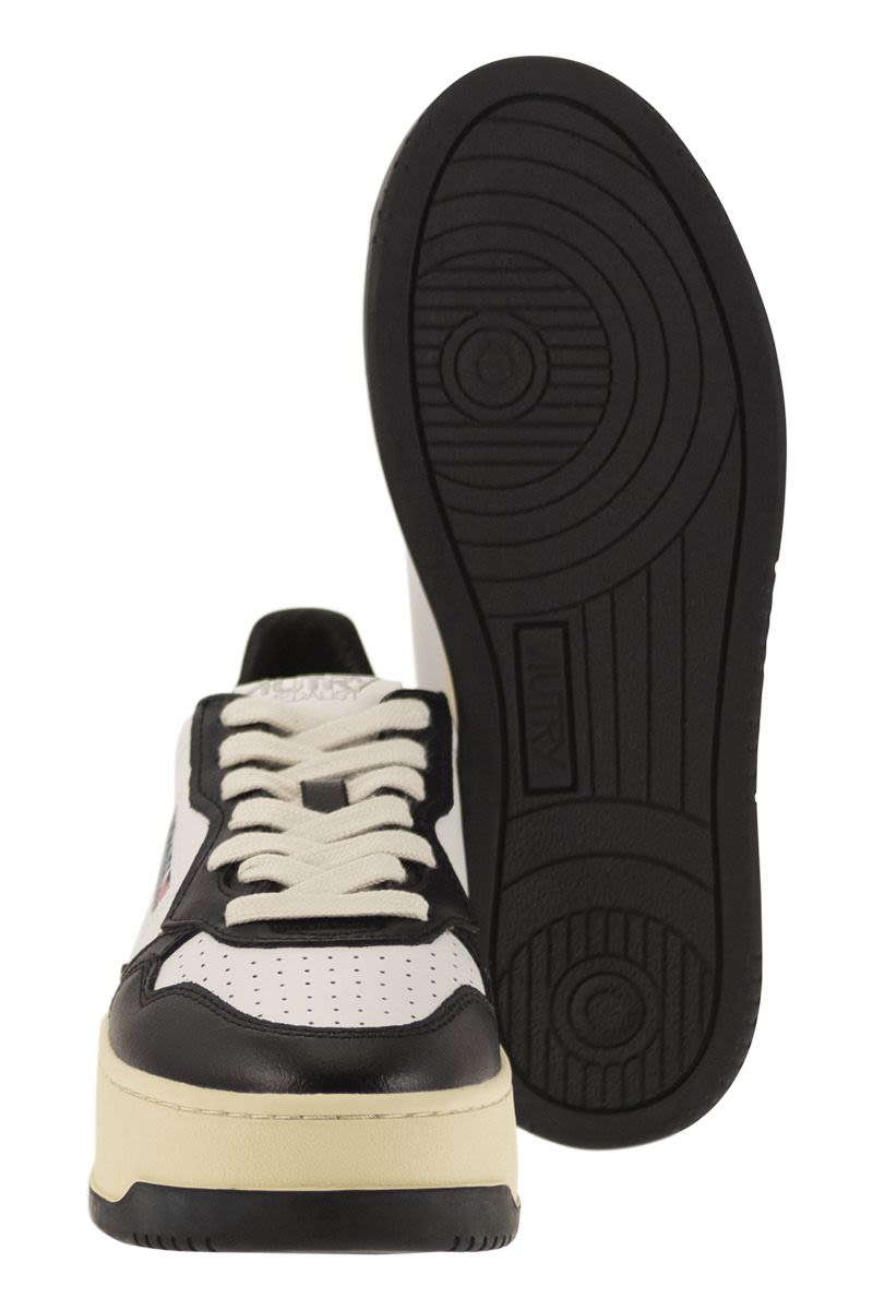 AUTRY Leather Platform Sneakers with Chunky Sole