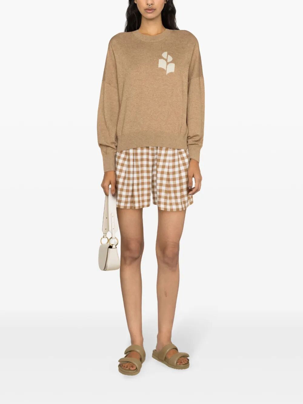 ISABEL MARANT ETOILE Intarsia Logo Jumper - Size 50CM