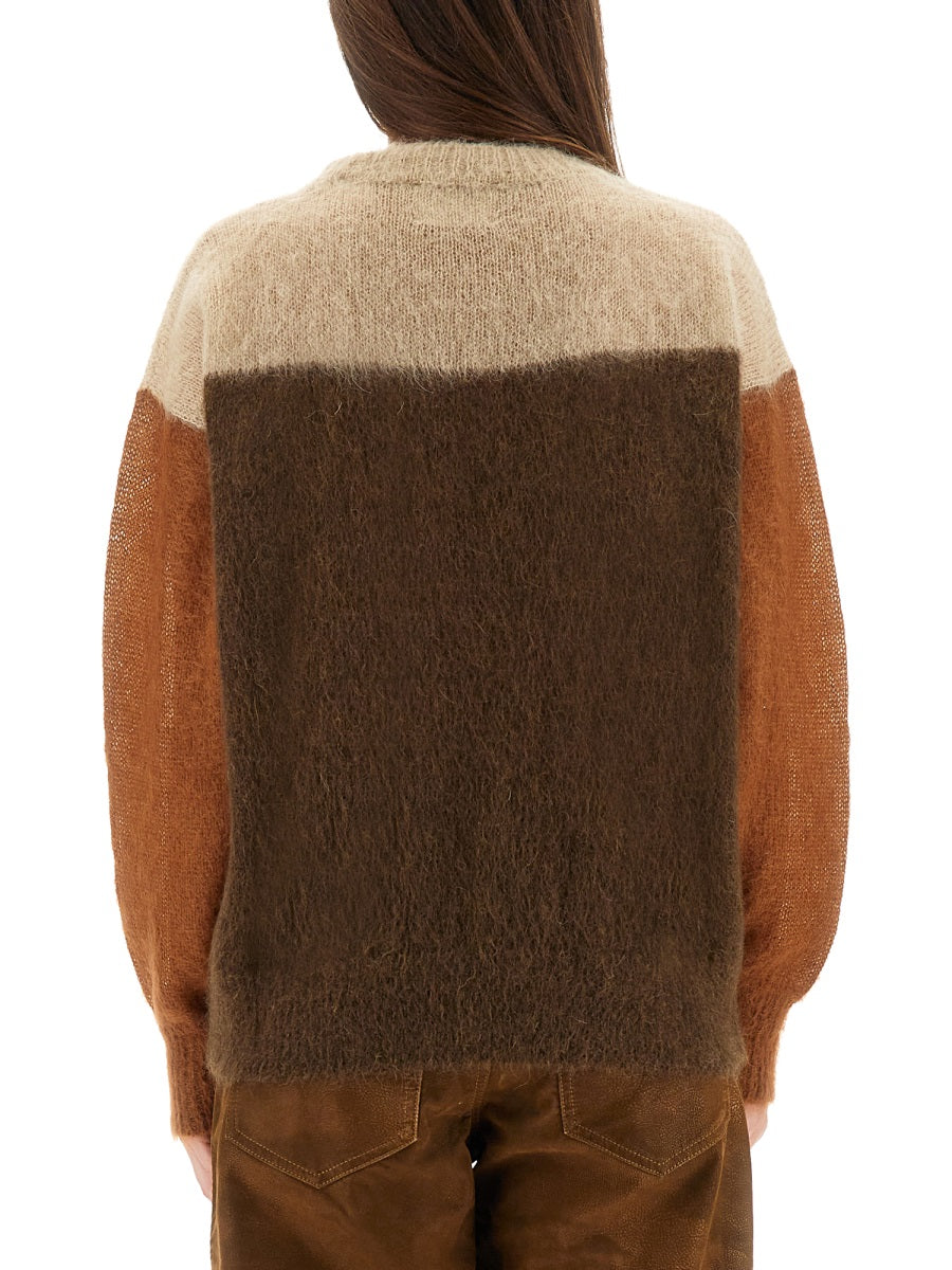 MARANT ÉTOILE Multicolour Mohair Blend Women's Sweater