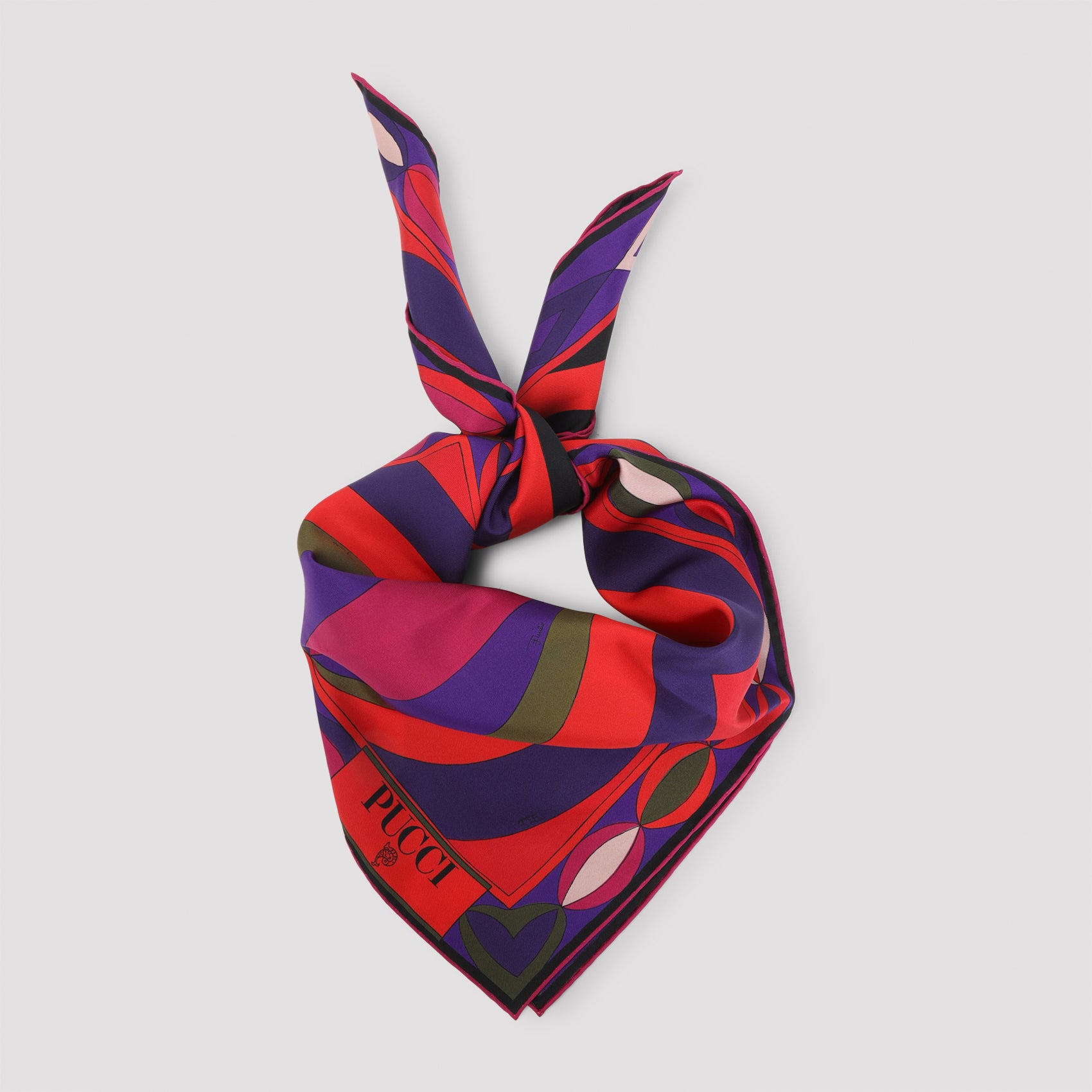 EMILIO PUCCI Vibrant Silk Scarf