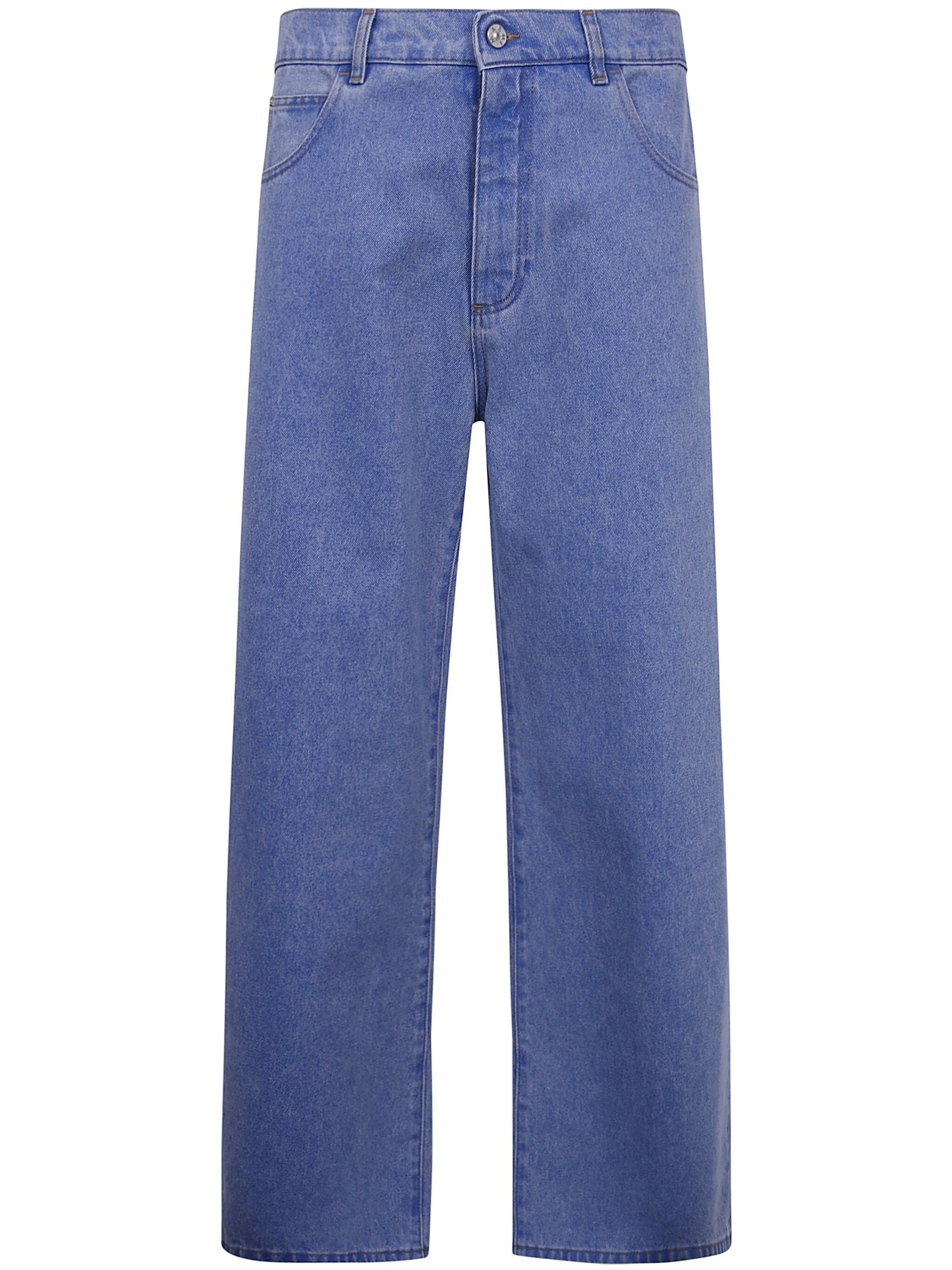 MARNI Wide Denim Pants for Men - SS25 Collection