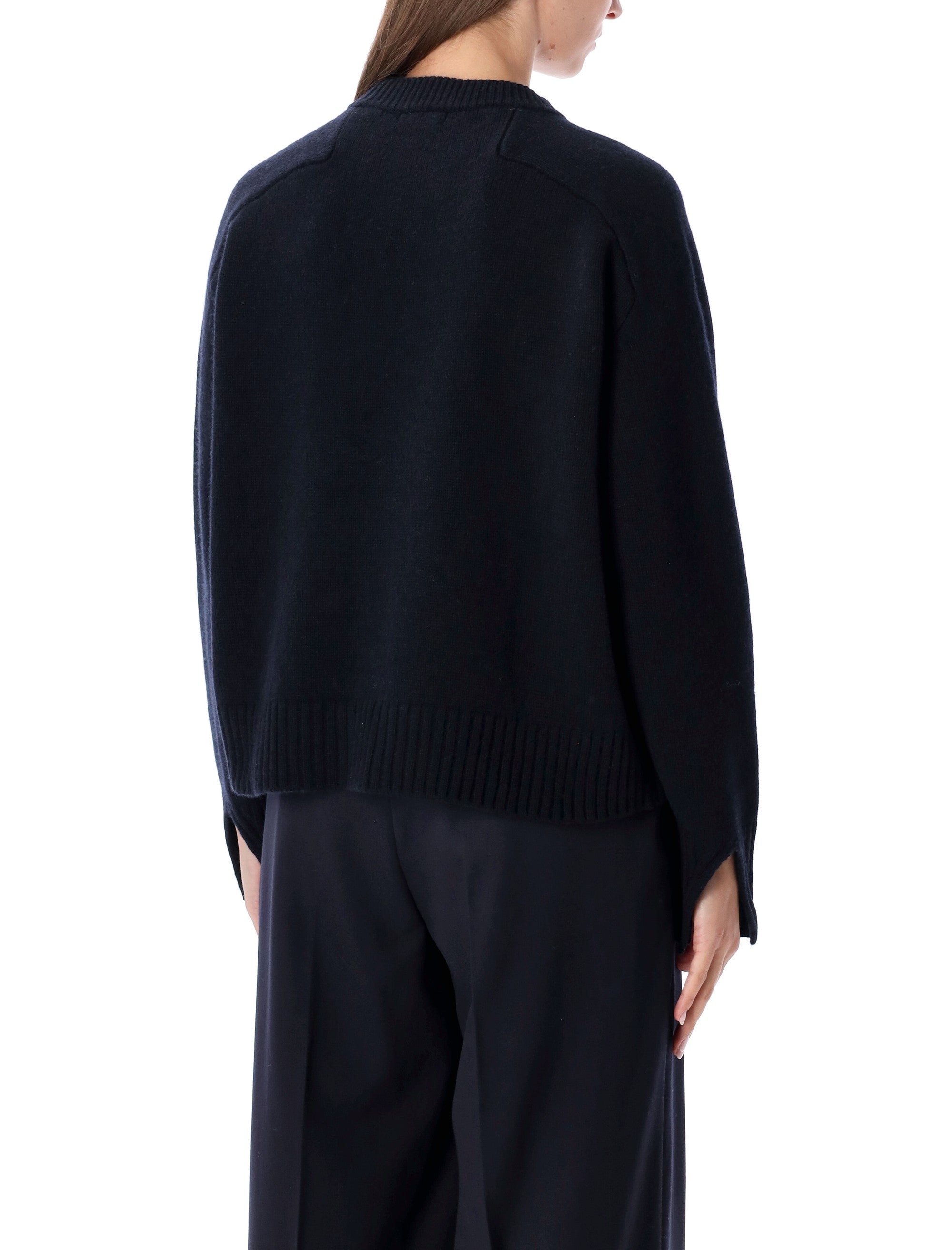 SOEUR Loose Fit Wool Knit Jumper - Women’s Size 36