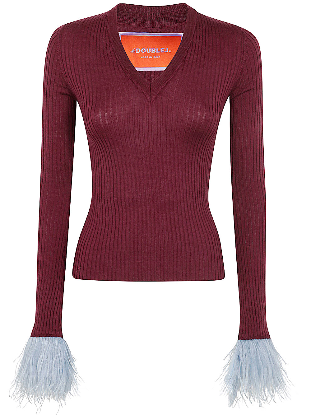 LA DOUBLE J V-Neck High Kick Mini Top