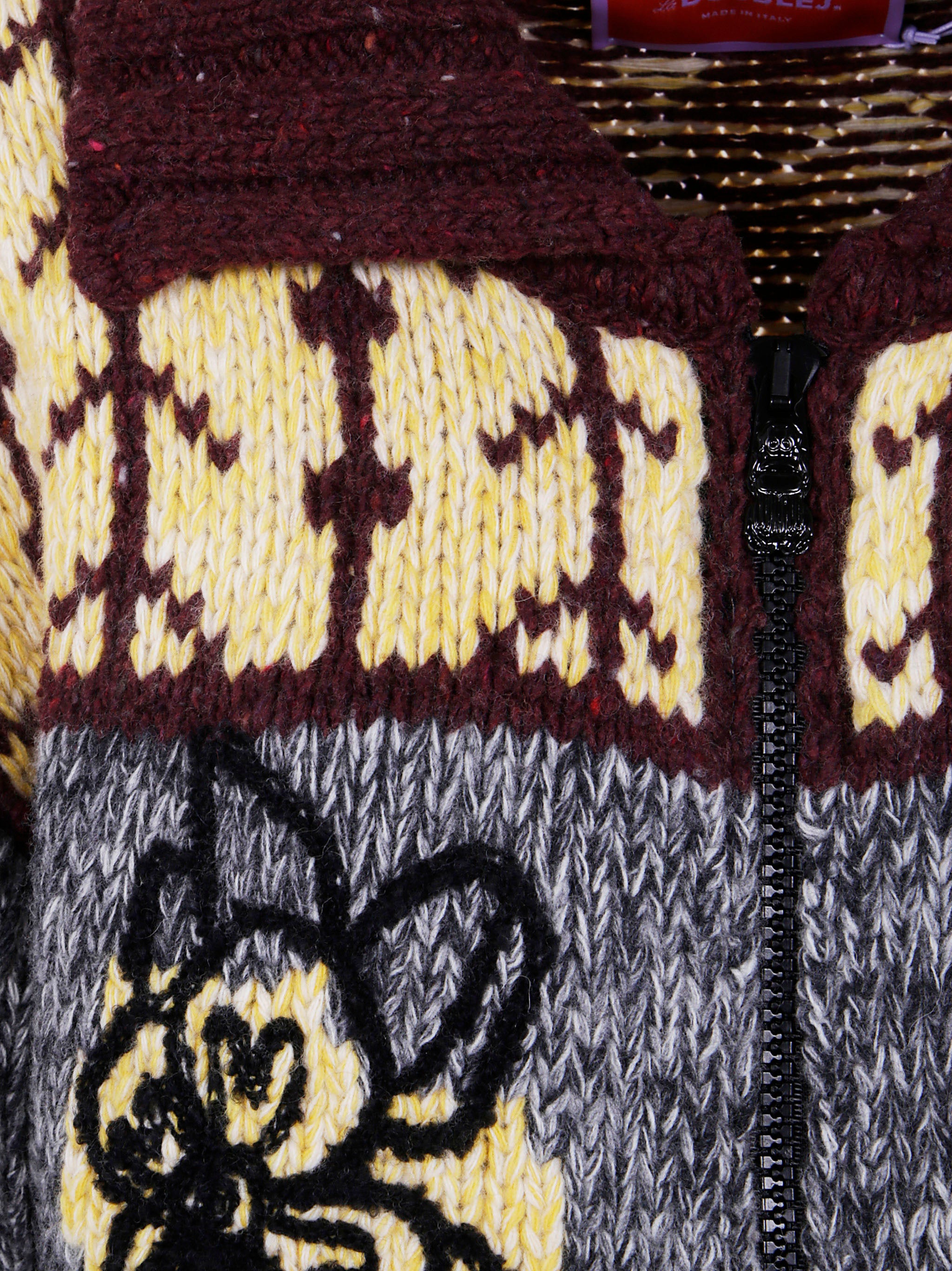 LA DOUBLE J Embroidered Chalet Cardigan