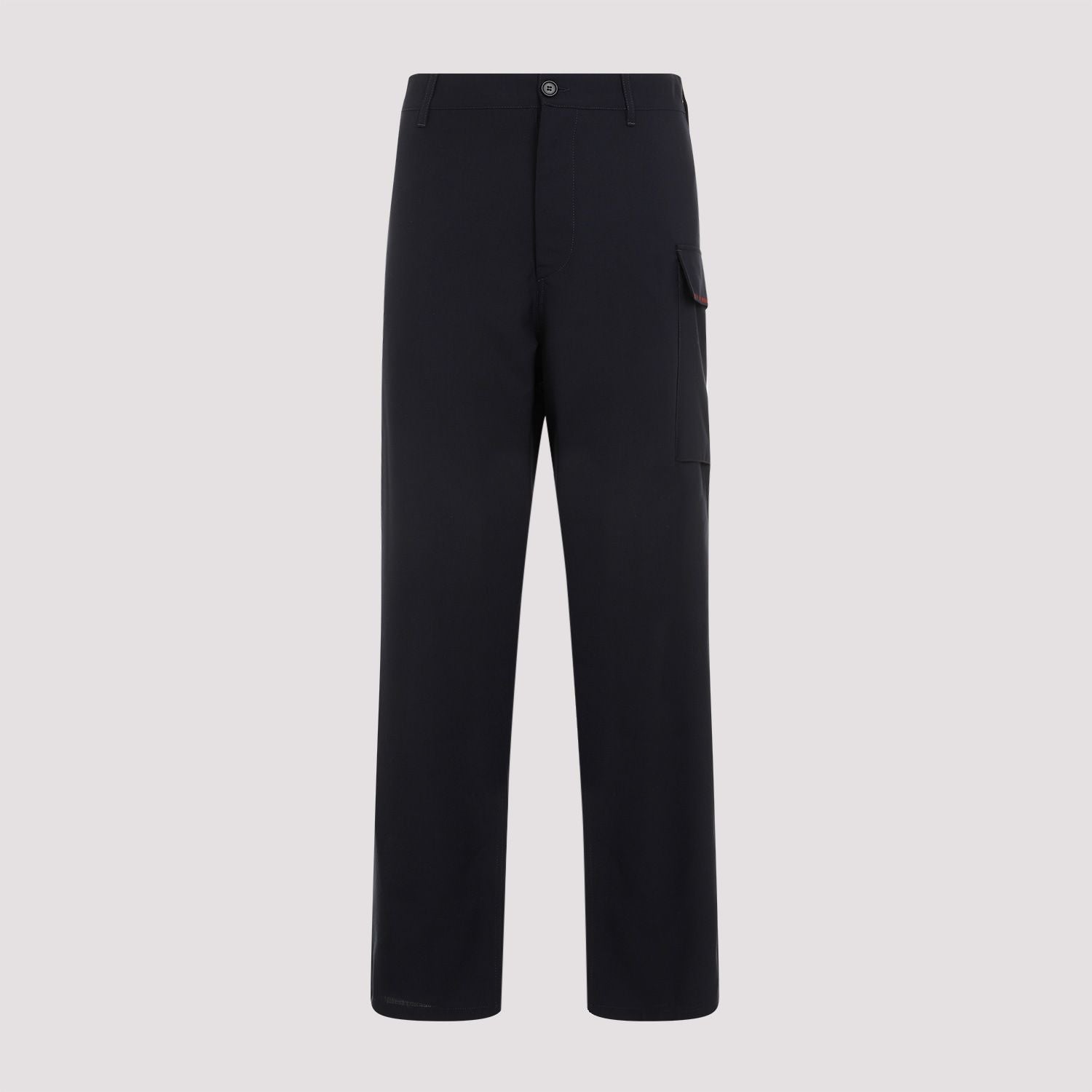 MARNI Men's Wool Woven Trousers for SS25