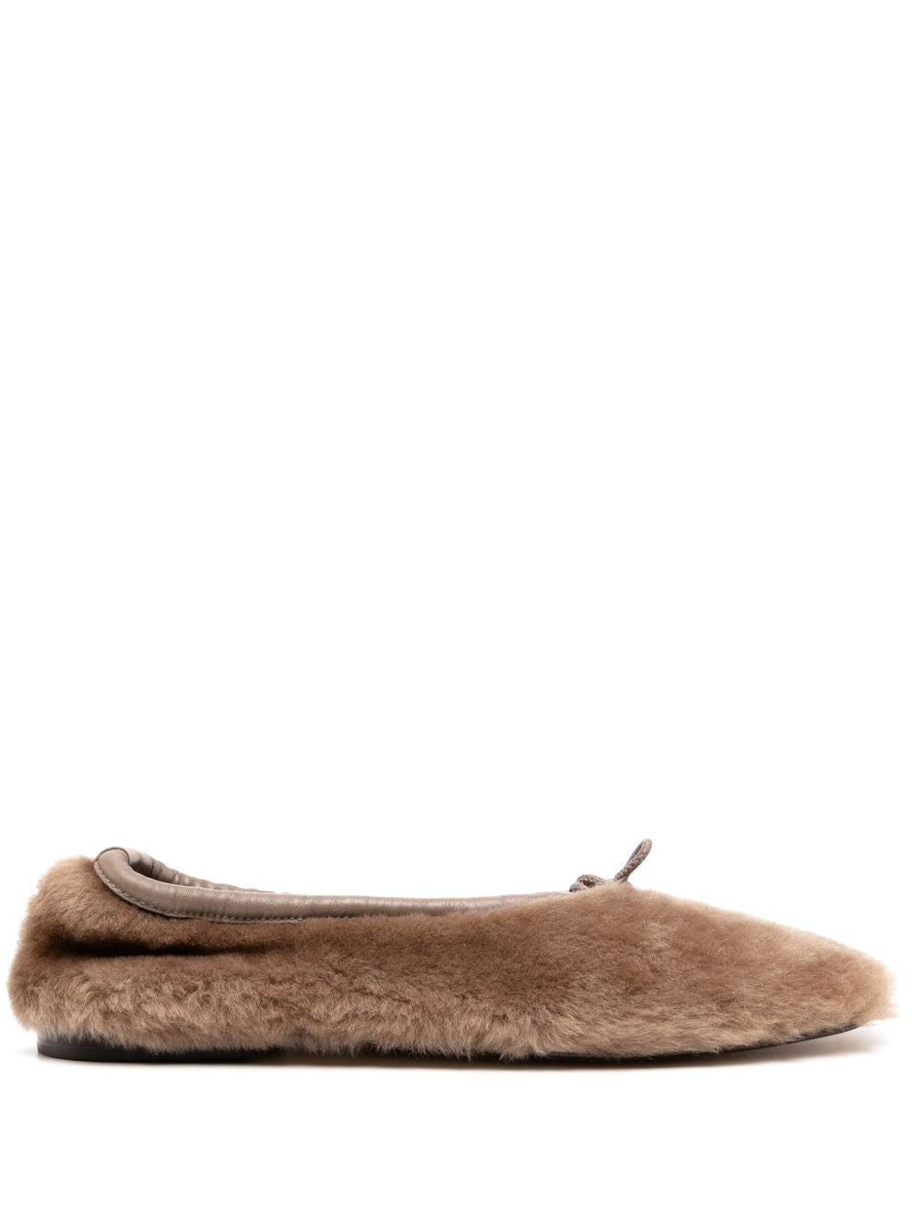 HEREU Shearling Ballet Flats for Women