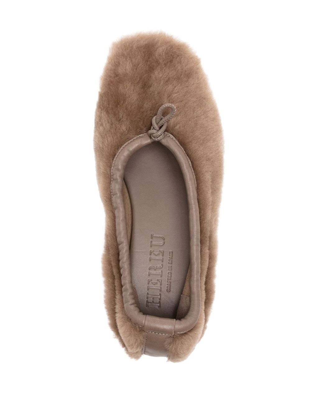 HEREU Shearling Ballet Flats for Women