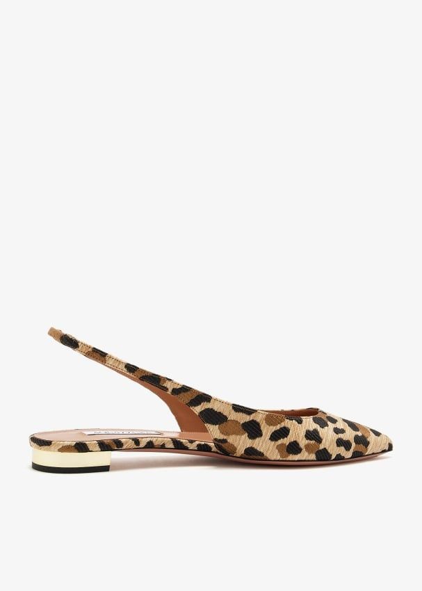 AQUAZZURA Purist Sling Flat Sandals for Women - SS25