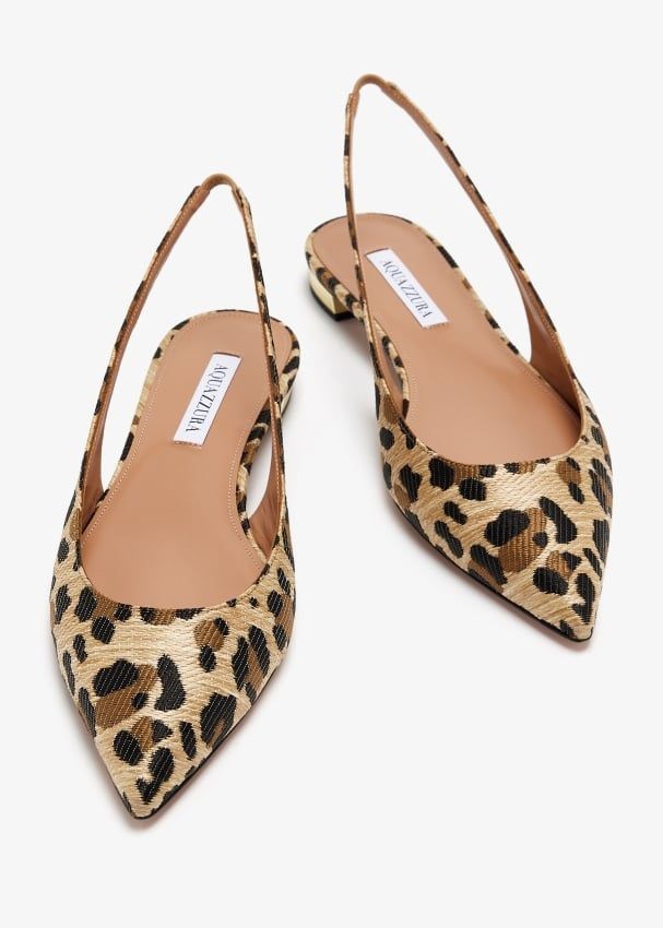 AQUAZZURA Purist Sling Flat Sandals for Women - SS25