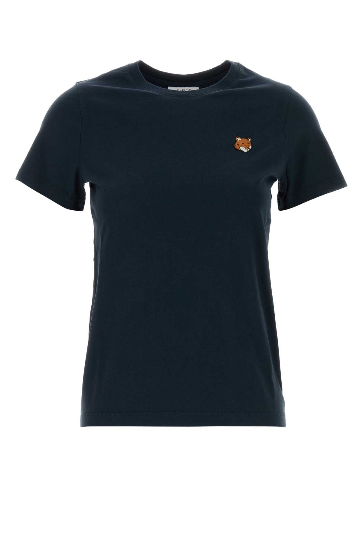 MAISON KITSUNÉ Cotton Fox Head Regular T-Shirt