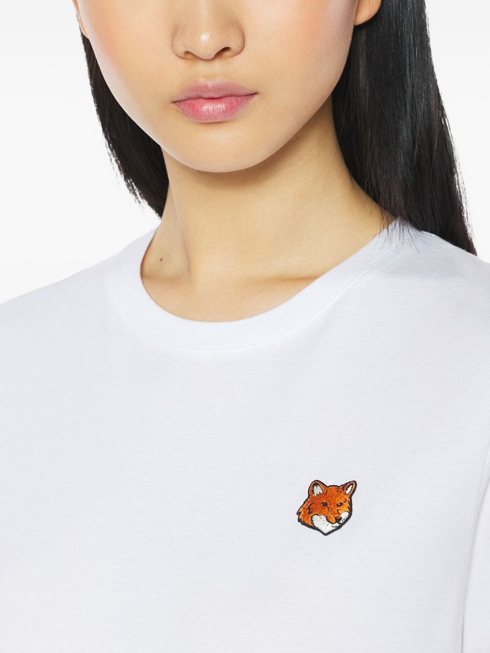 MAISON KITSUNÉ Fox Head Regular Fit Tee for Women - FW25 Collection