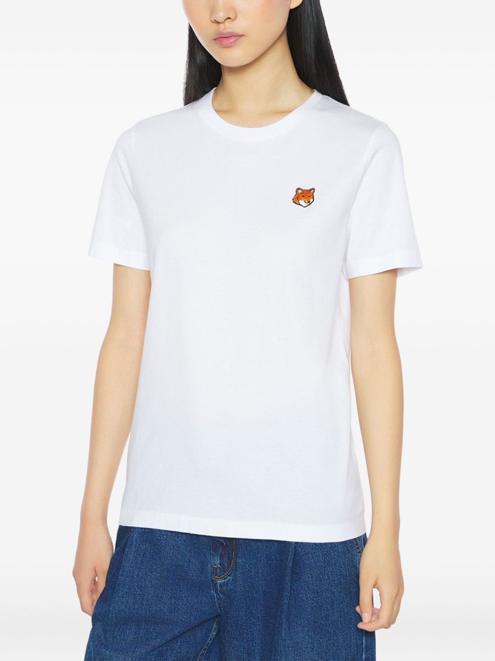 MAISON KITSUNÉ Fox Head Regular Fit Tee for Women - FW25 Collection