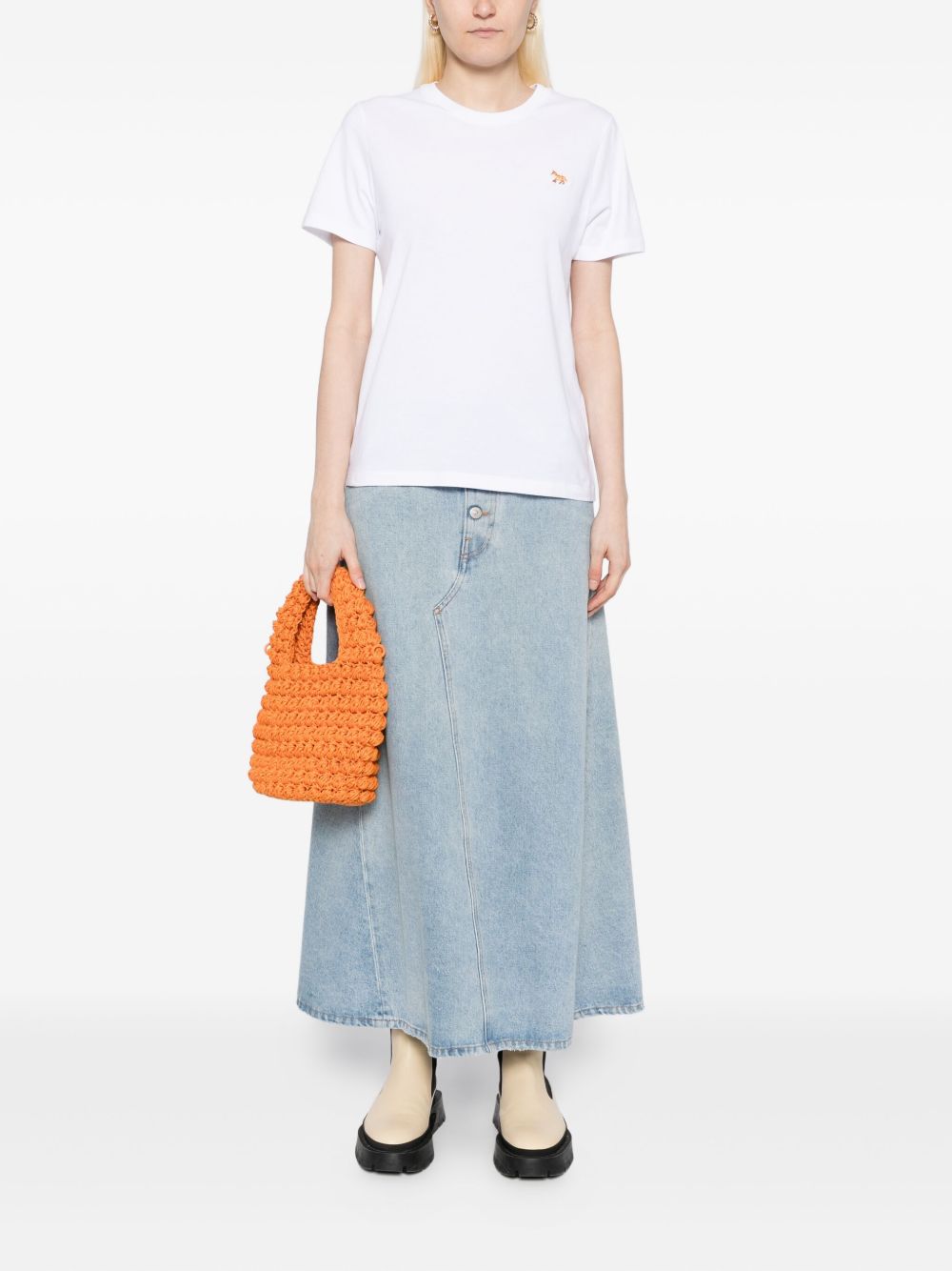 MAISON KITSUNÉ Women's Mini Fox Cotton T-Shirt