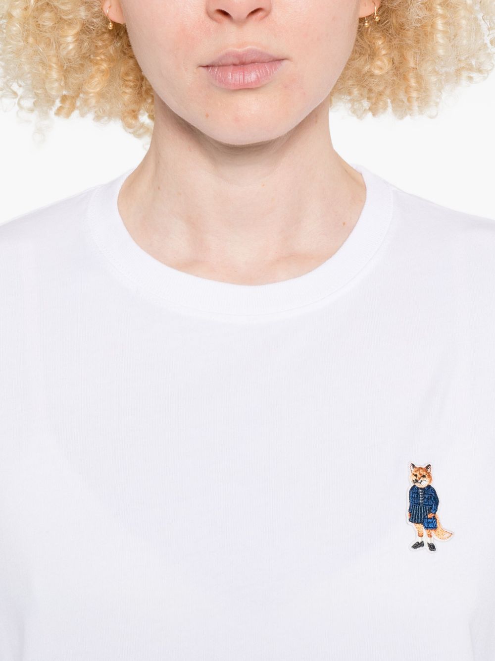 MAISON KITSUNÉ Dressed Fox Cotton T-Shirt