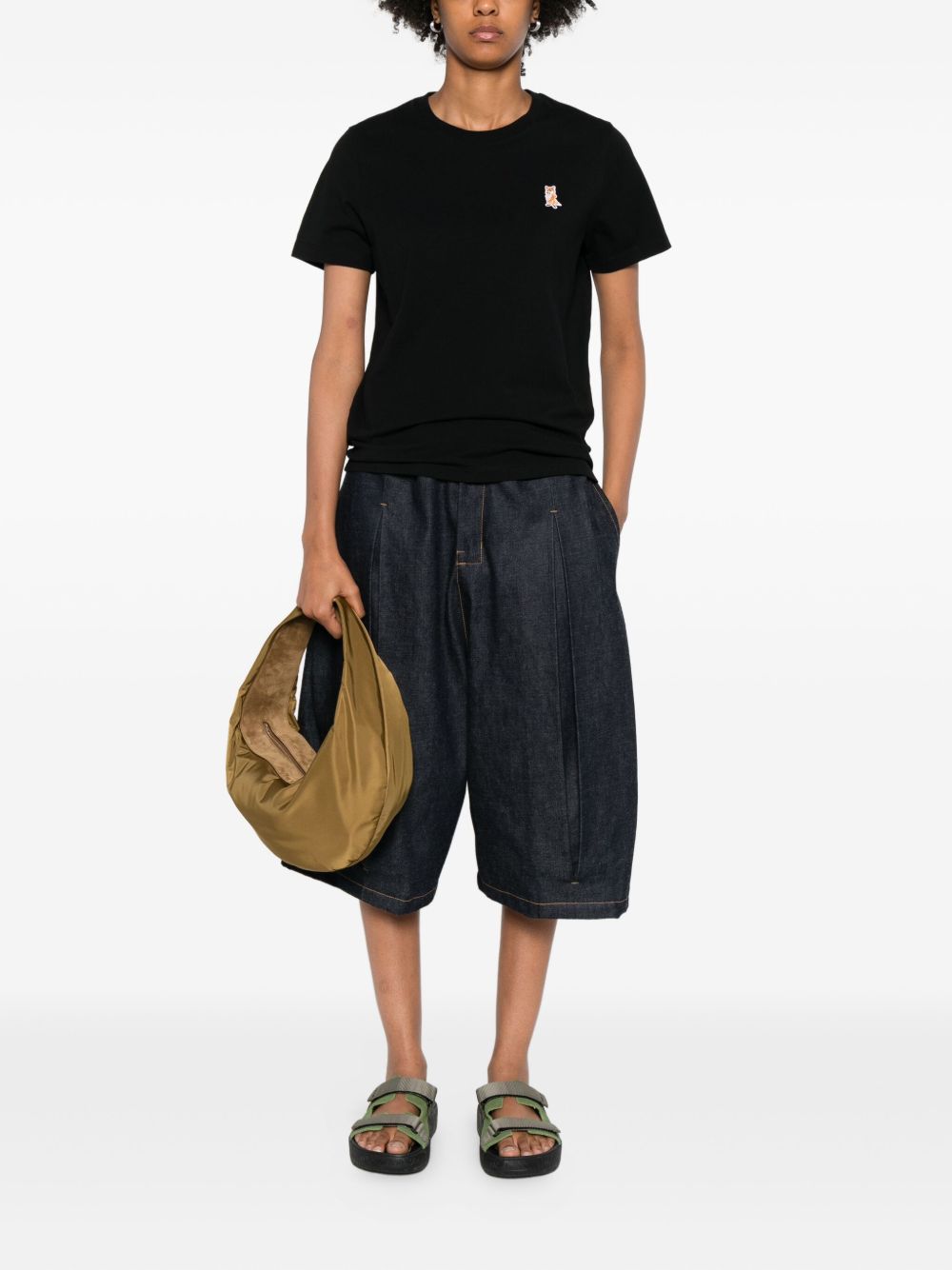 MAISON KITSUNÉ Cotton Crew-Neck T-Shirt for Women