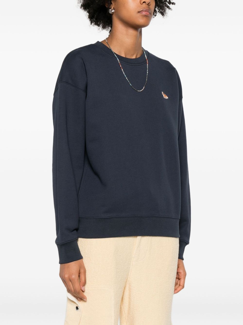 MAISON KITSUNÉ Cotton Crew-Neck Sweatshirt for Women - FW25