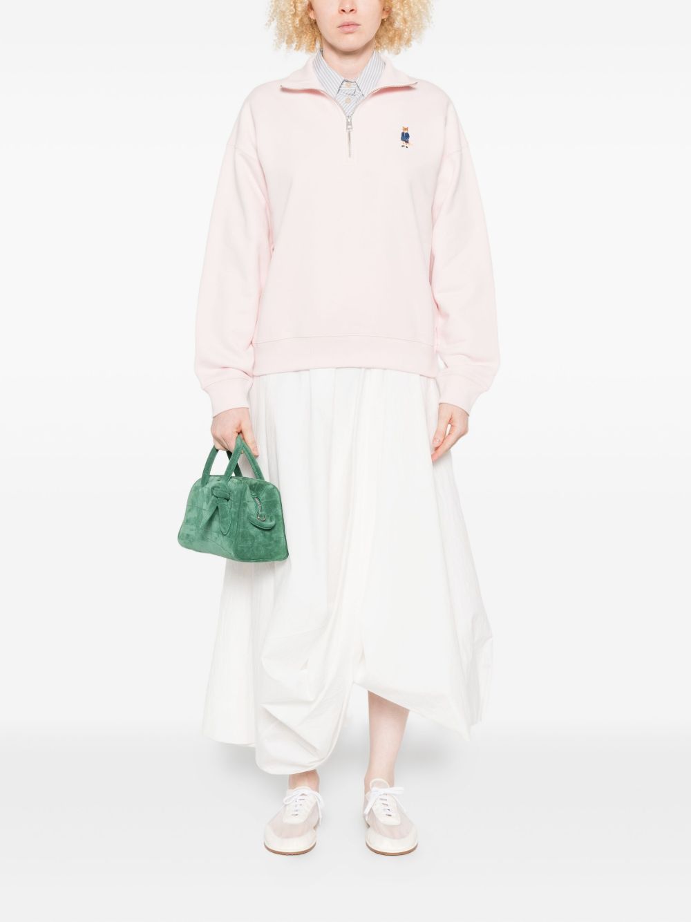 MAISON KITSUNÉ Dressed Fox Cotton Sweatshirt - Women’s Mini