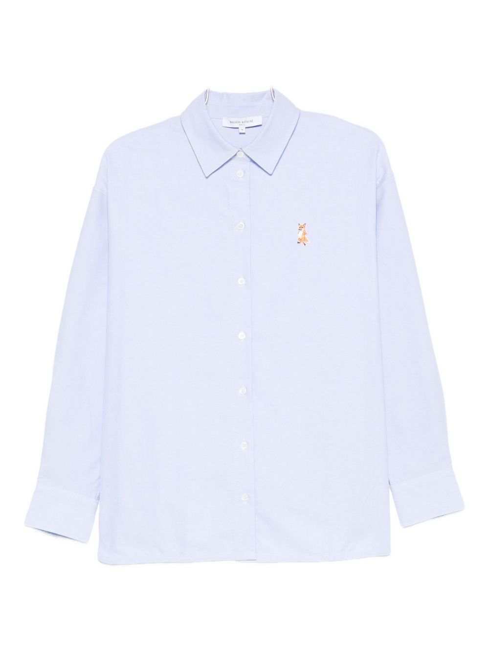 MAISON KITSUNÉ Lady Fox Cotton Mini Shirt
