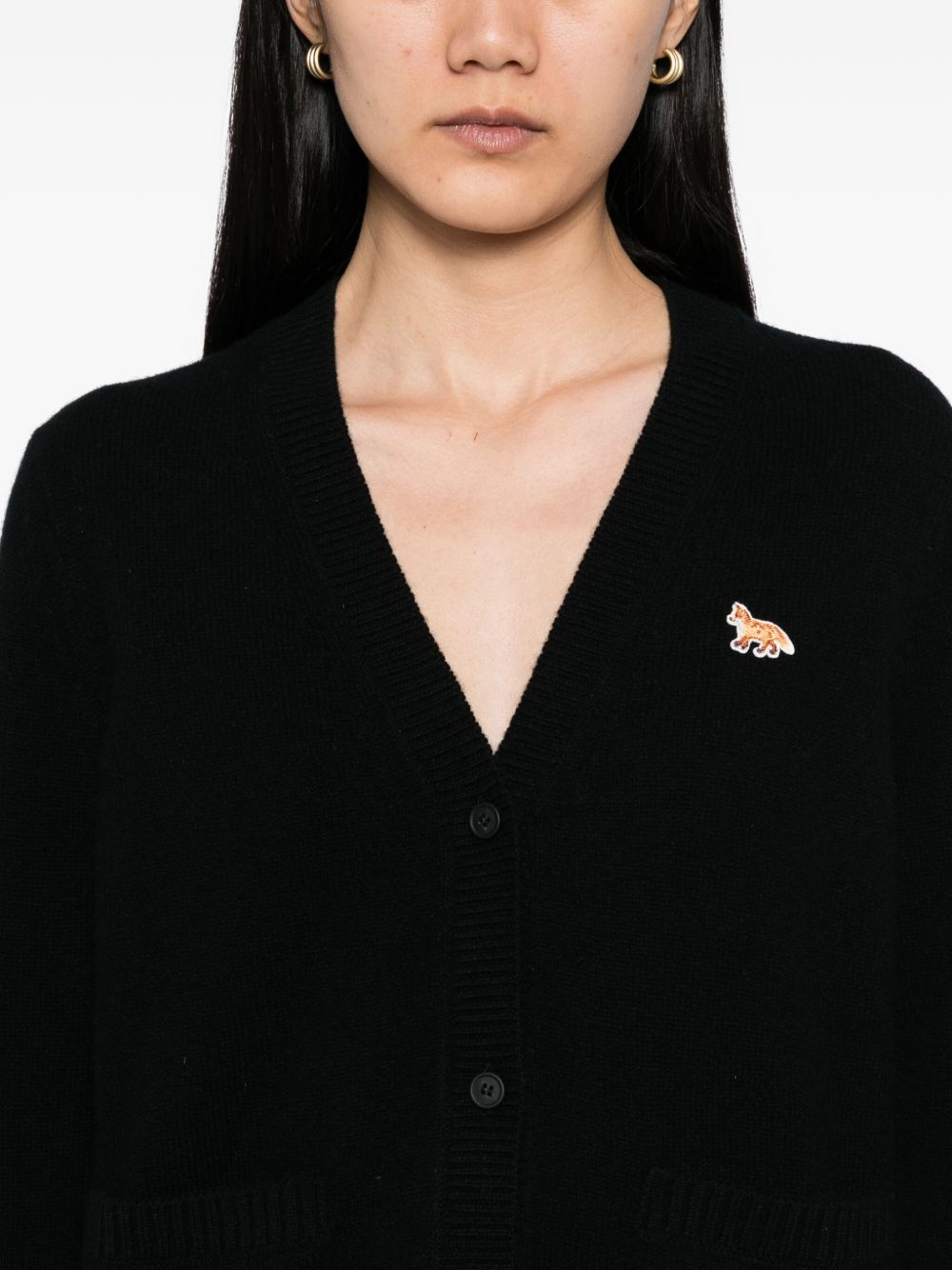 MAISON KITSUNÉ Women's Wool Cardigan - Baby Fox Merino