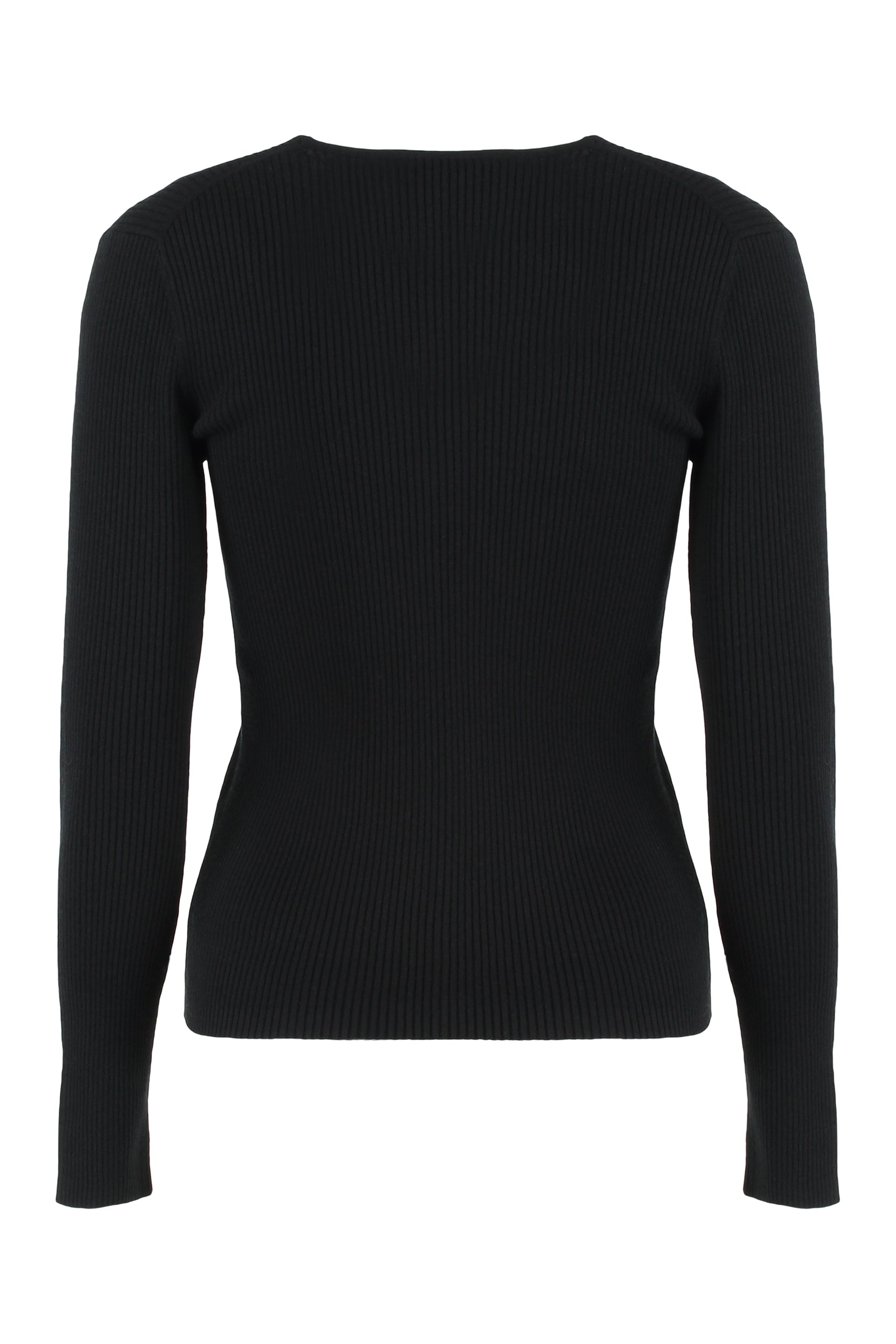 MAISON KITSUNÉ Fine Ribbed Wool Cardigan