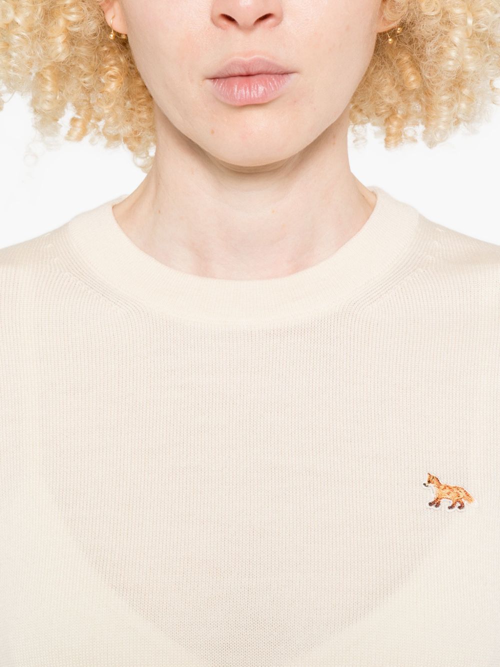 MAISON KITSUNÉ Baby Fox Wool Jumper