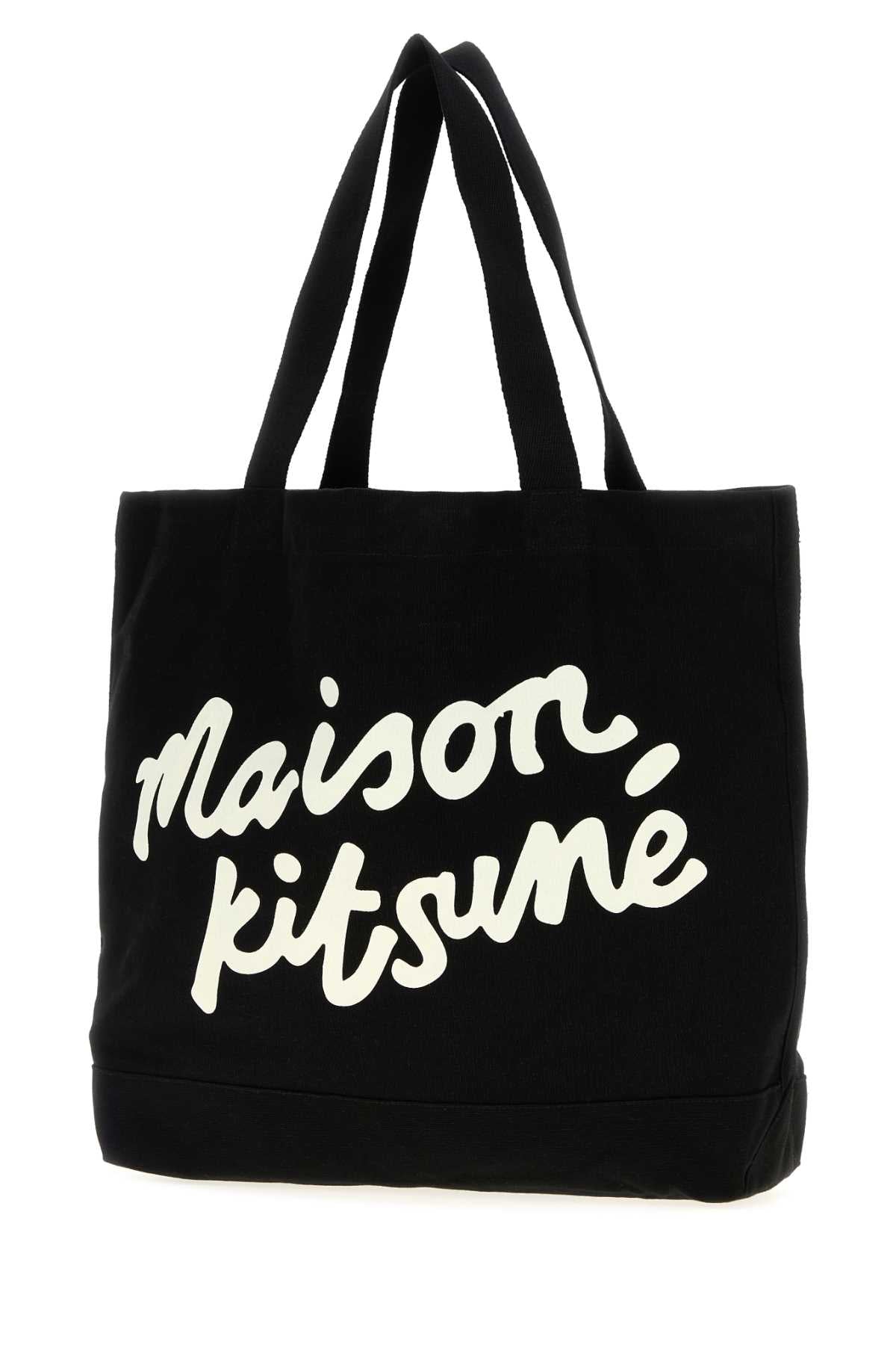 MAISON KITSUNÉ Canvas Shopping Tote Handbag