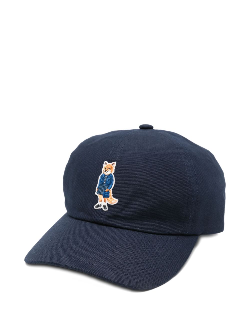 MAISON KITSUNÉ Dressed Fox Cotton Baseball Cap
