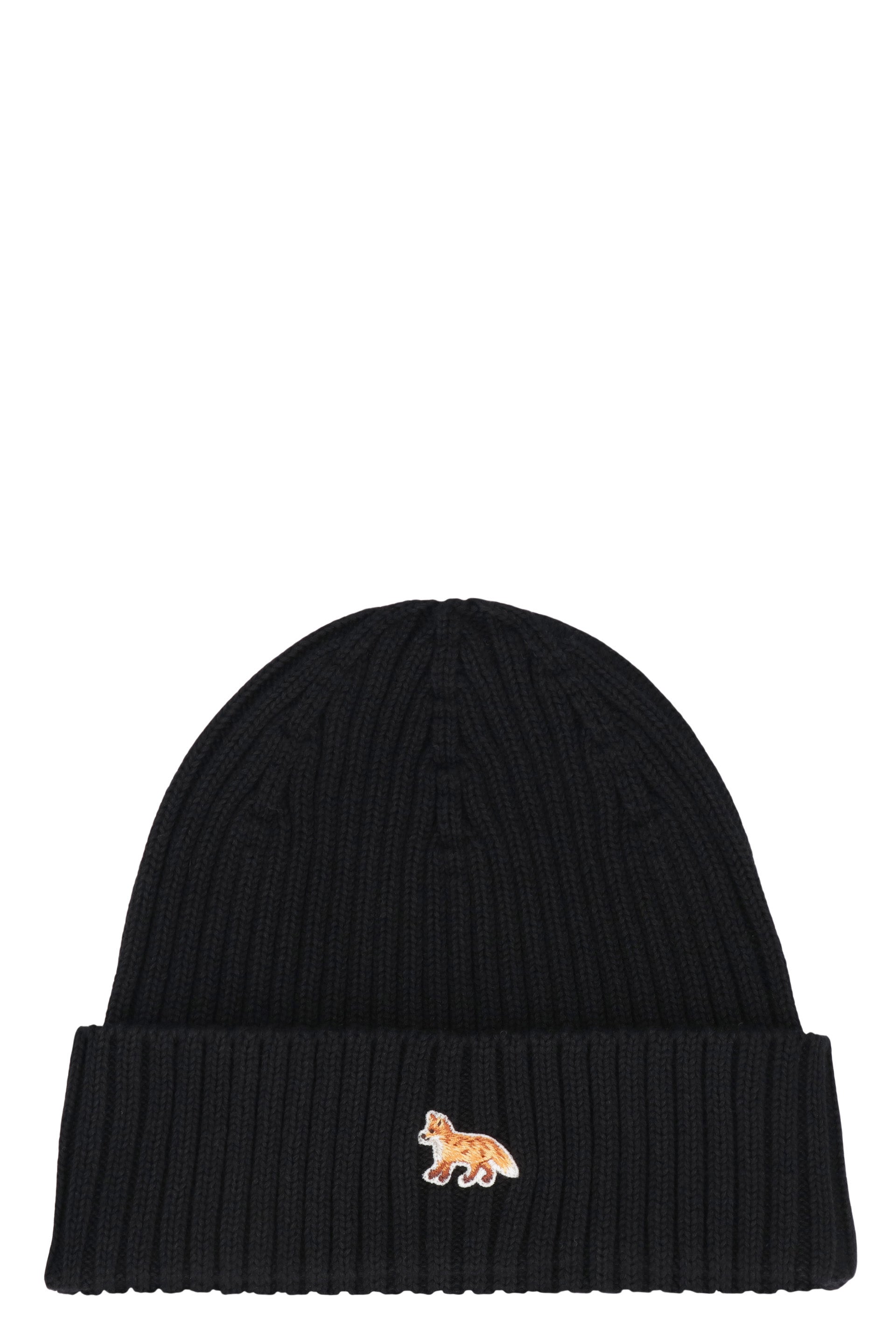 MAISON KITSUNÉ Knit Beanie with Stylish Cuff