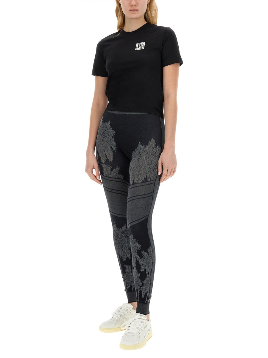 PALM ANGELS Palm Ski Club Slim Fit T-Shirt (Size S)