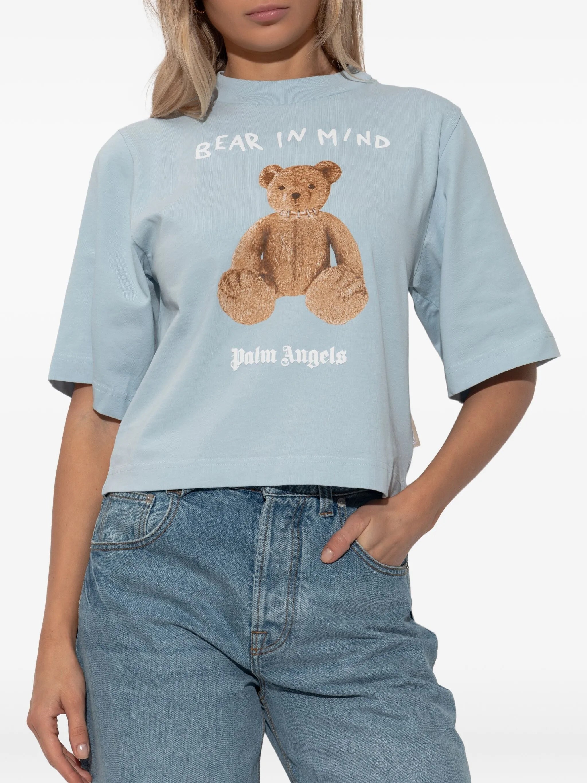 PALM ANGELS Cotton T-Shirt for Women - FW25 Collection