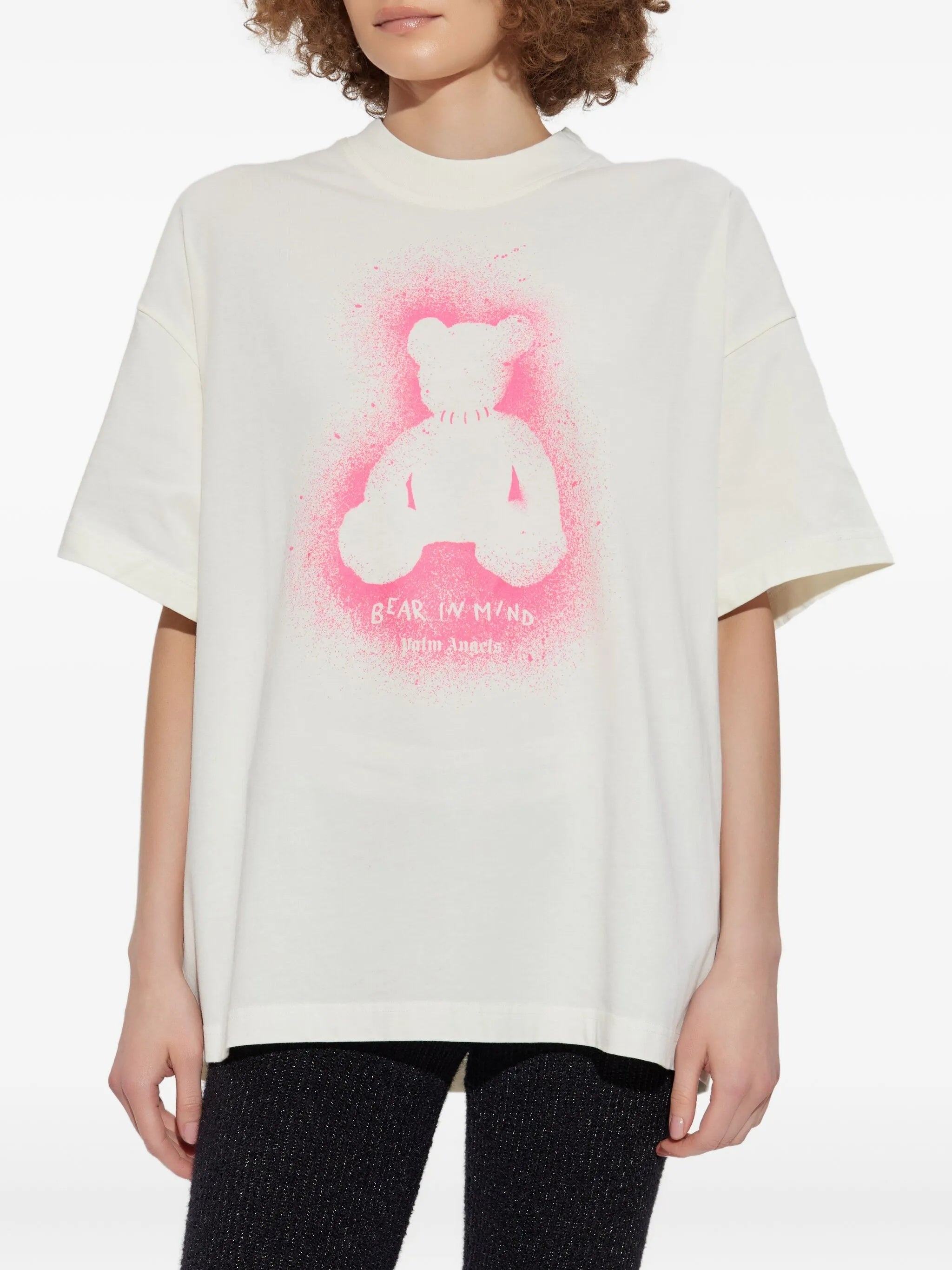 PALM ANGELS Cotton T-Shirt for Women - FW25 Collection