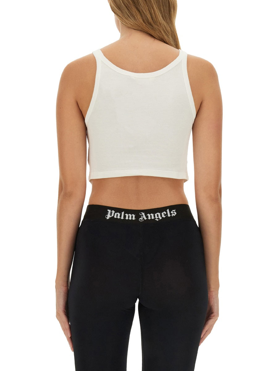 PALM ANGELS Logo Tank Top (S)