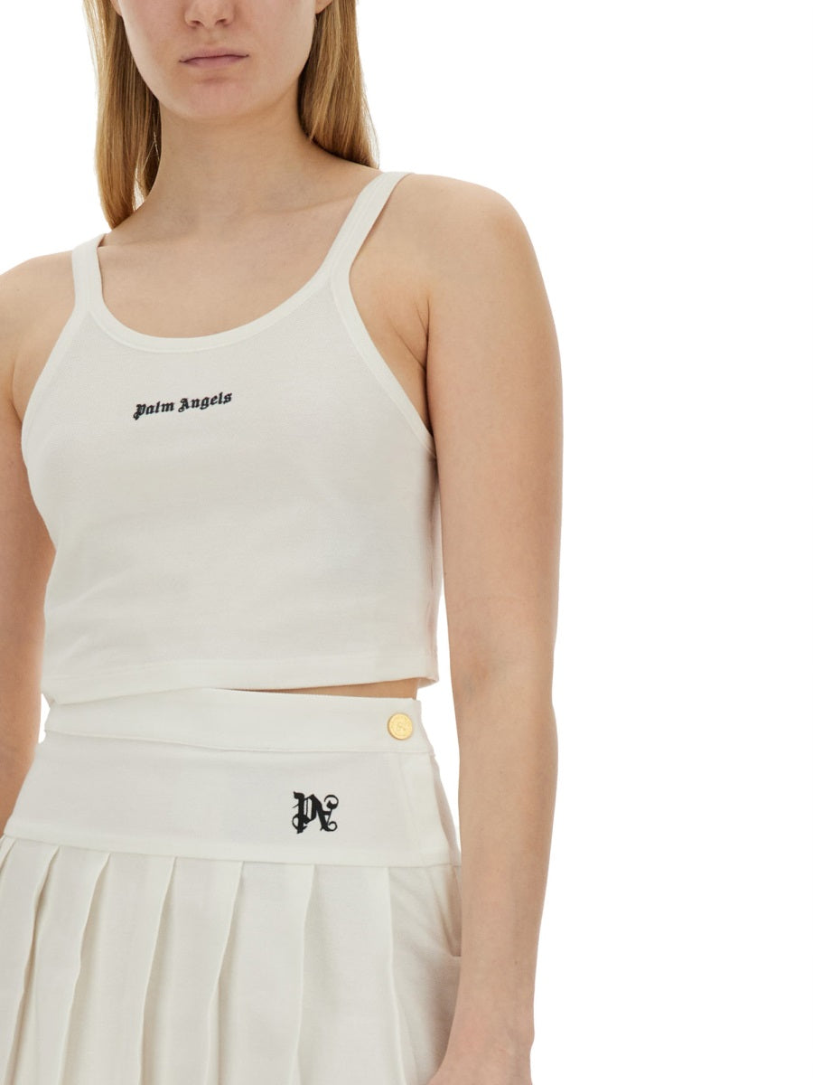 PALM ANGELS Logo Tank Top (S)