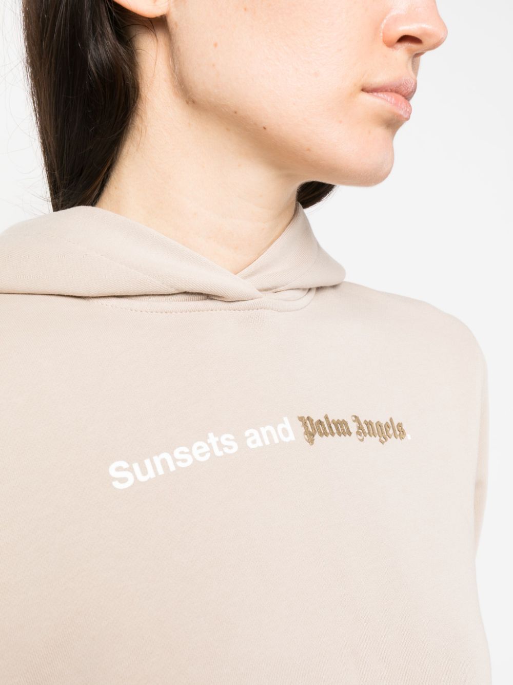 PALM ANGELS Sunset Cotton Hoodie for Women