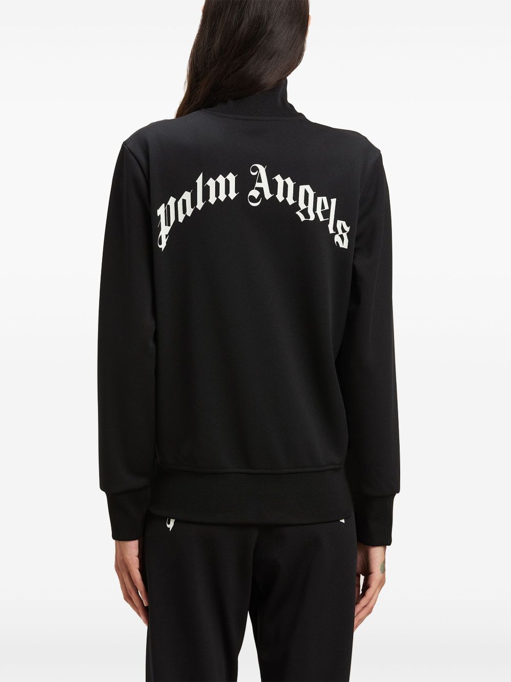 PALM ANGELS Zipped Track Jacket with Logo for Women