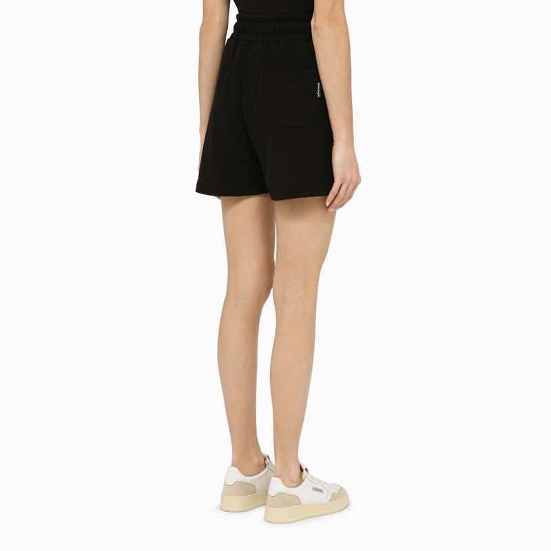 PALM ANGELS Mini Logo Cotton Shorts for Women