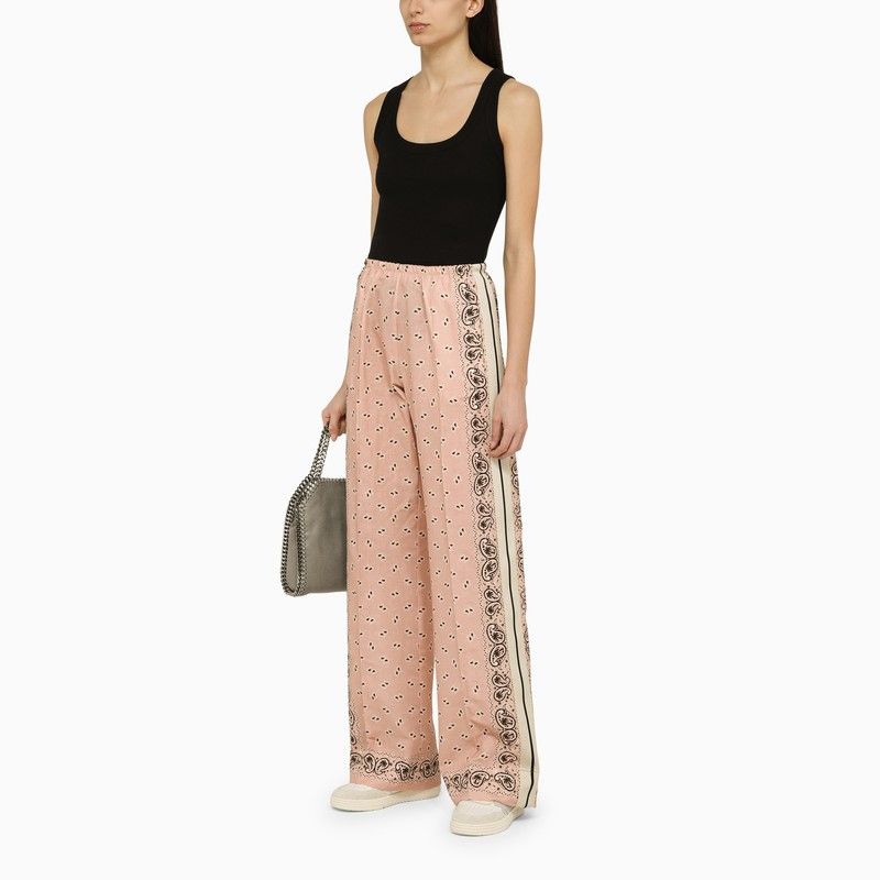 PALM ANGELS Printed Linen Blend Pant