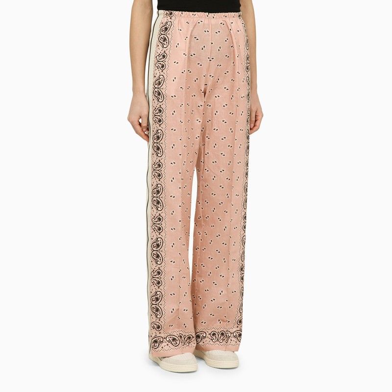 PALM ANGELS Printed Linen Blend Pant