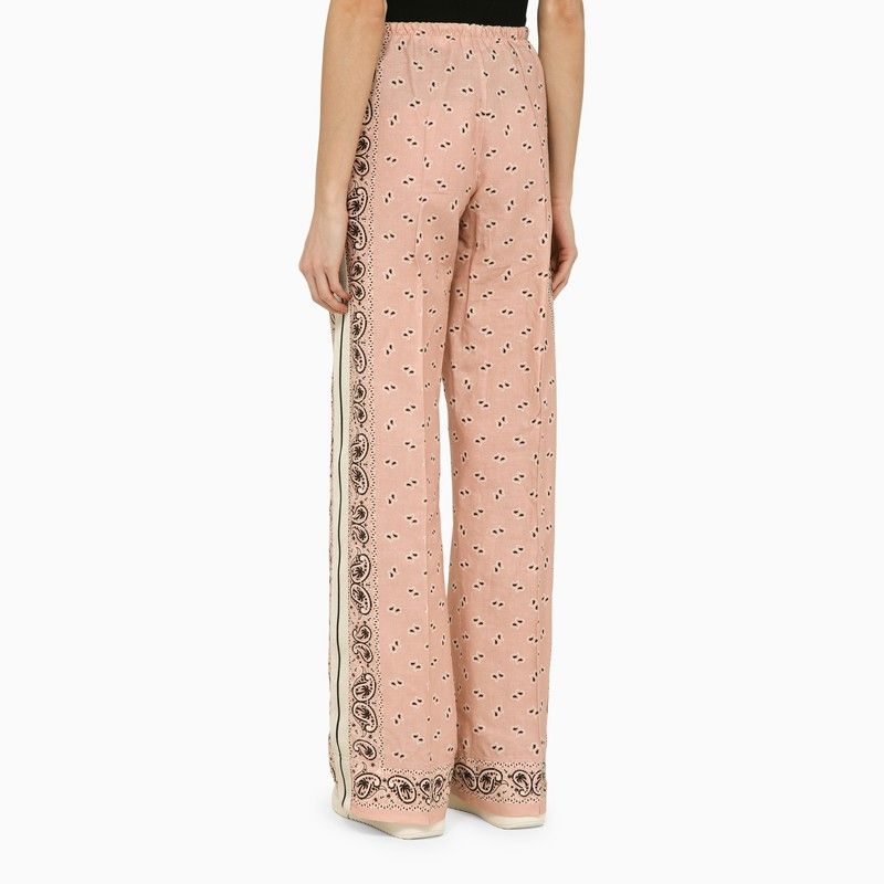 PALM ANGELS Printed Linen Blend Pant