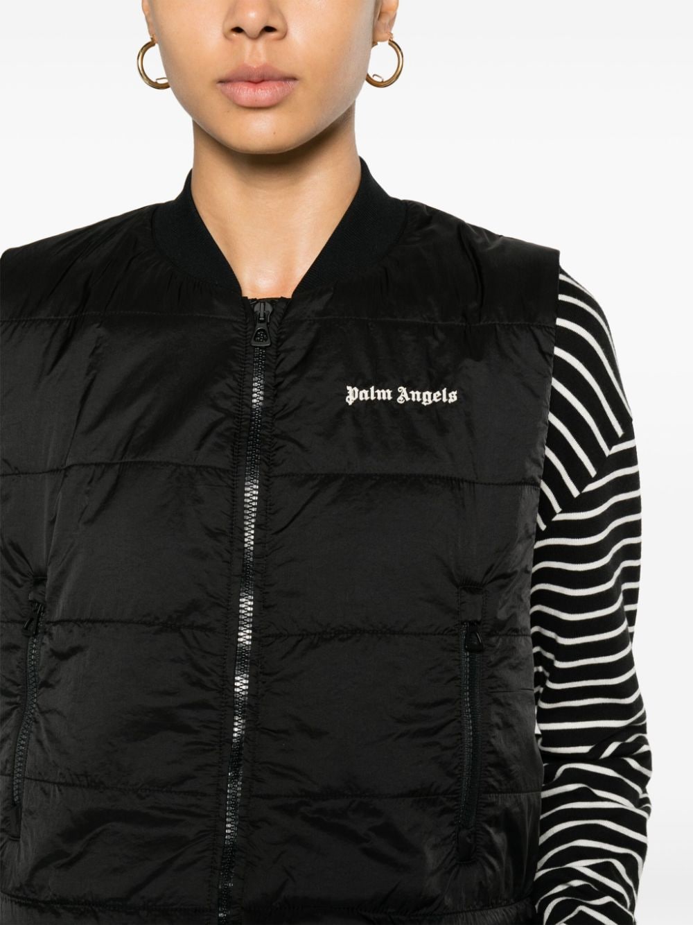 PALM ANGELS Nylon Vest for Women - Spring/Summer 2024