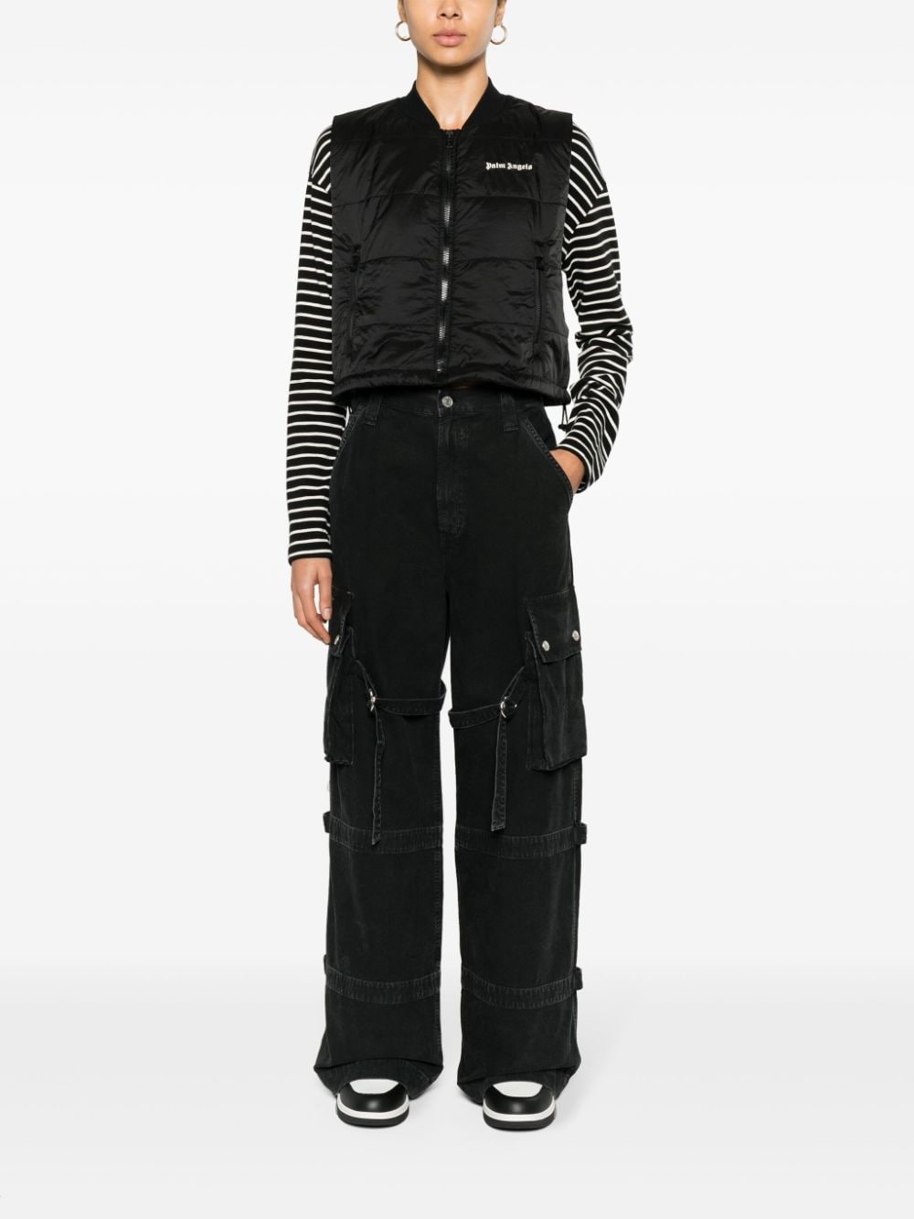 PALM ANGELS Nylon Vest for Women - Spring/Summer 2024