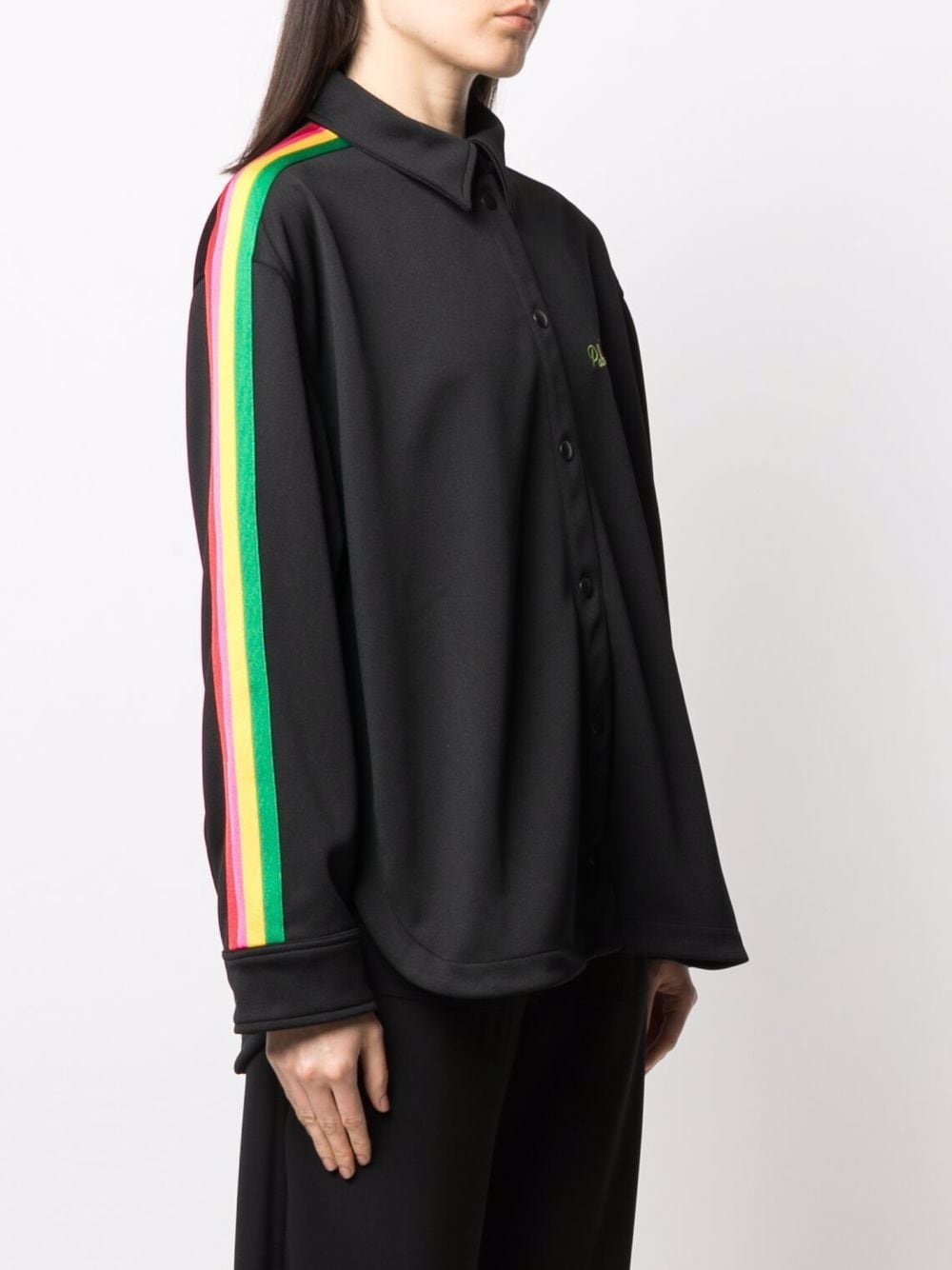 PALM ANGELS Miami Logo Track Shirt - Long Sleeve