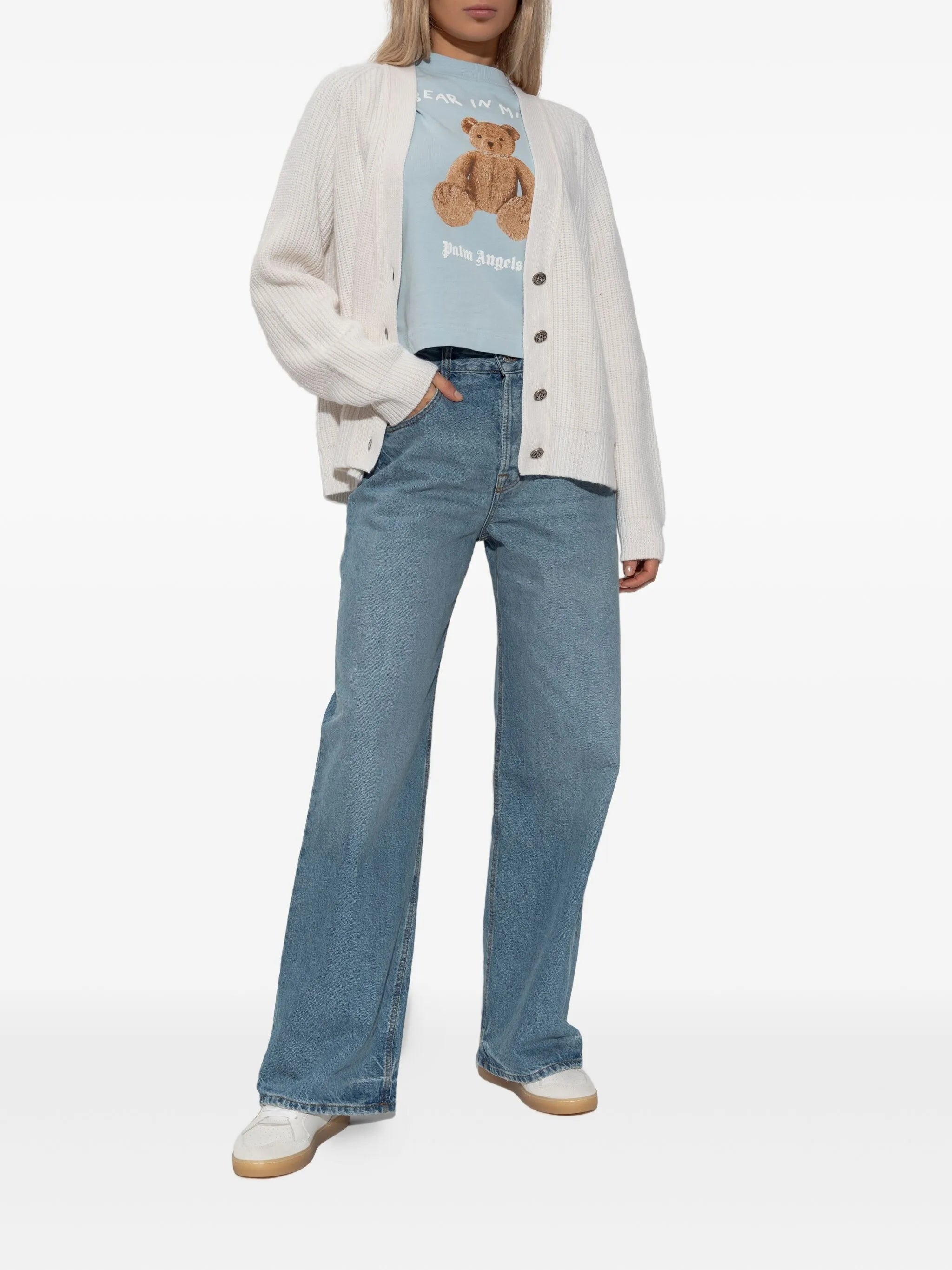 PALM ANGELS Viscose Blend Cardigan for Women - Fall 2025