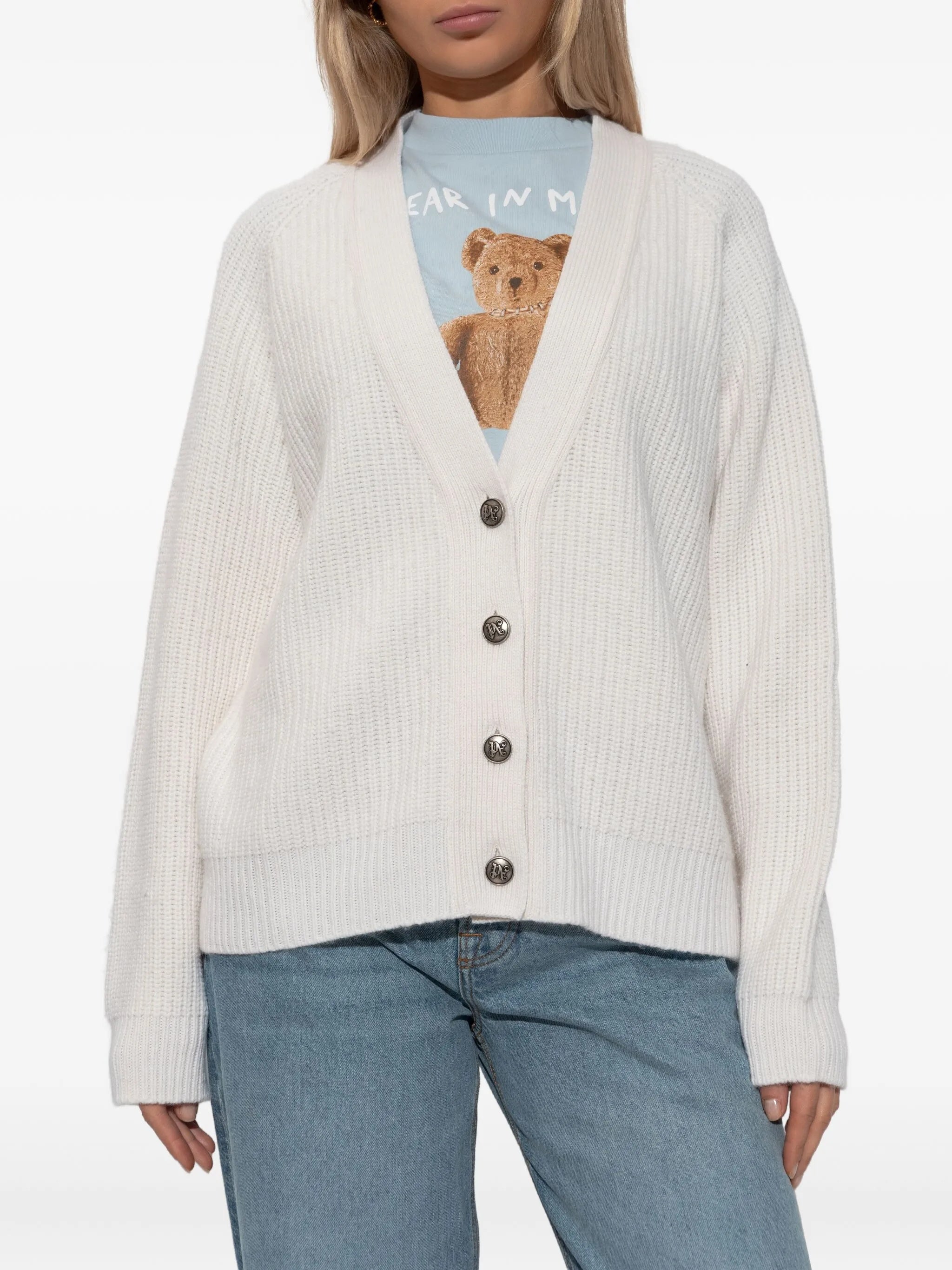 PALM ANGELS Viscose Blend Cardigan for Women - Fall 2025